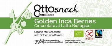 Cioccolato Ottosnack Latte con Inca Berry 100 grammi